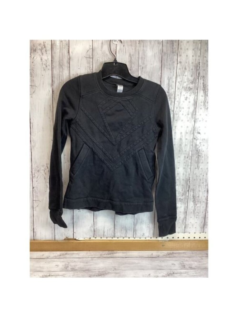 Ivivva Black Chunky/textured Sweater Size 12 Good Condition, Made in Vietnam
